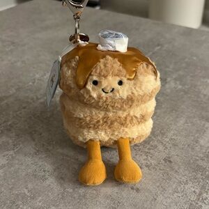 Authentic Jellycat FAO Schwarz Exclusive Amuseables Fran Pancakes Bag Charm